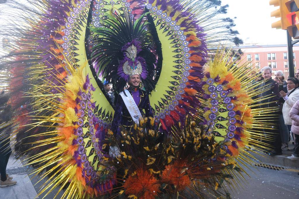 The city's streets were filled with colour for the carnival parade.