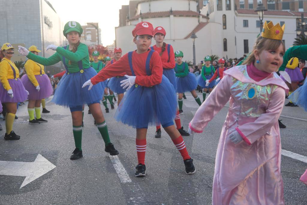 The city's streets were filled with colour for the carnival parade.