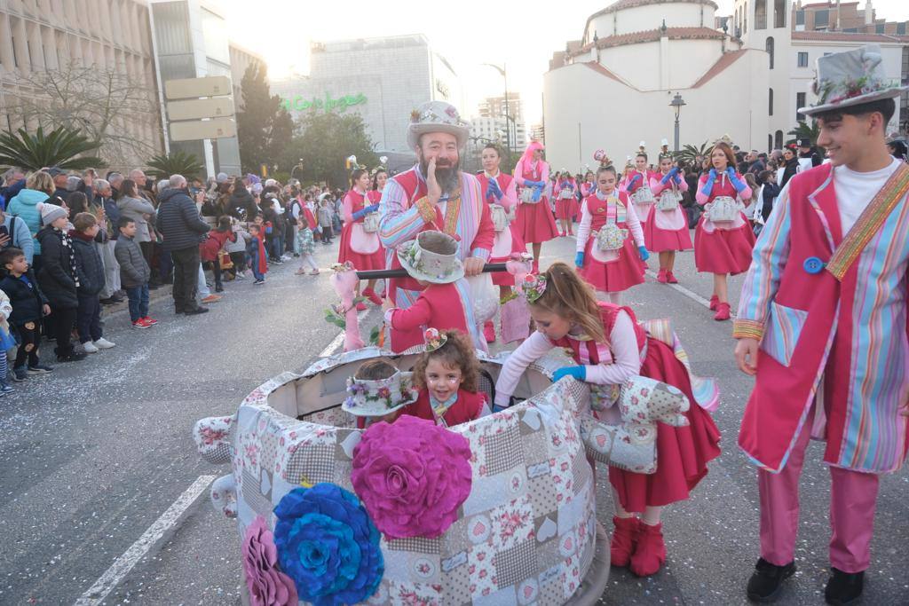 The city's streets were filled with colour for the carnival parade.