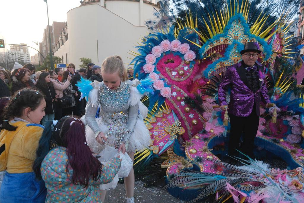 The city's streets were filled with colour for the carnival parade.