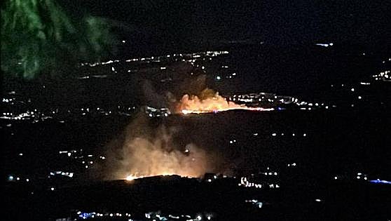 New Year's Eve fire in Mijas declared 'controlled' after homes evacuated, in photos and videos