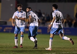 Dani Lorenzo, left, celebrates making it 2-2.