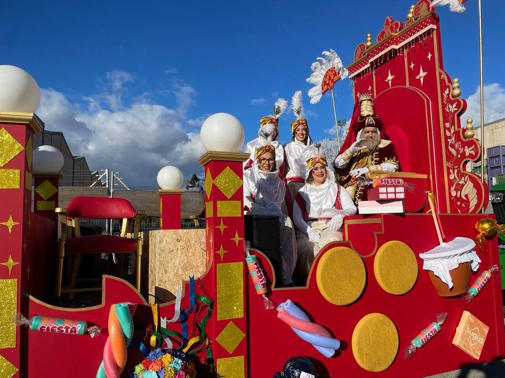 The floats and costumes in Álora were made by a local resident.