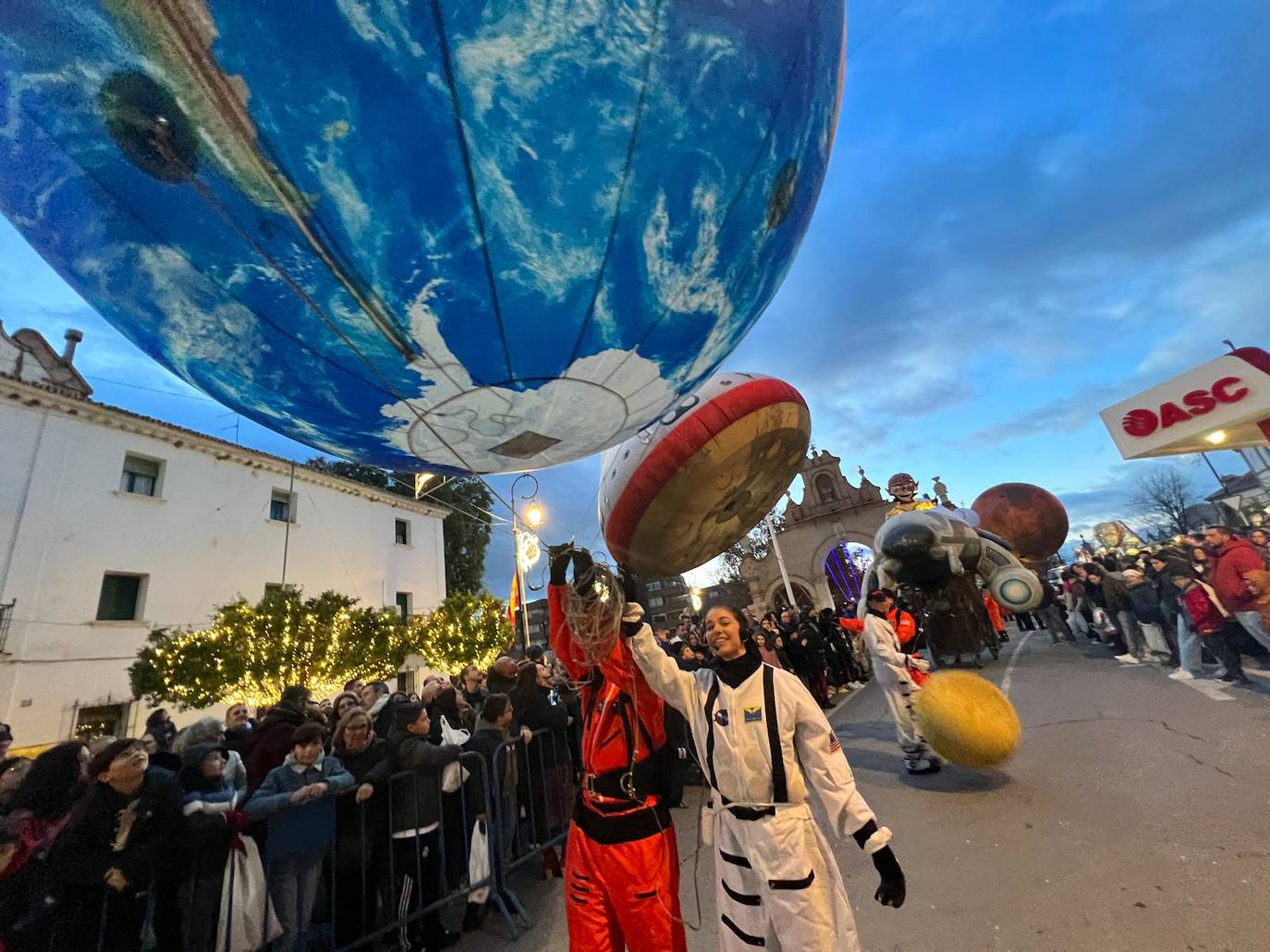 The Kings parade in Antequera.