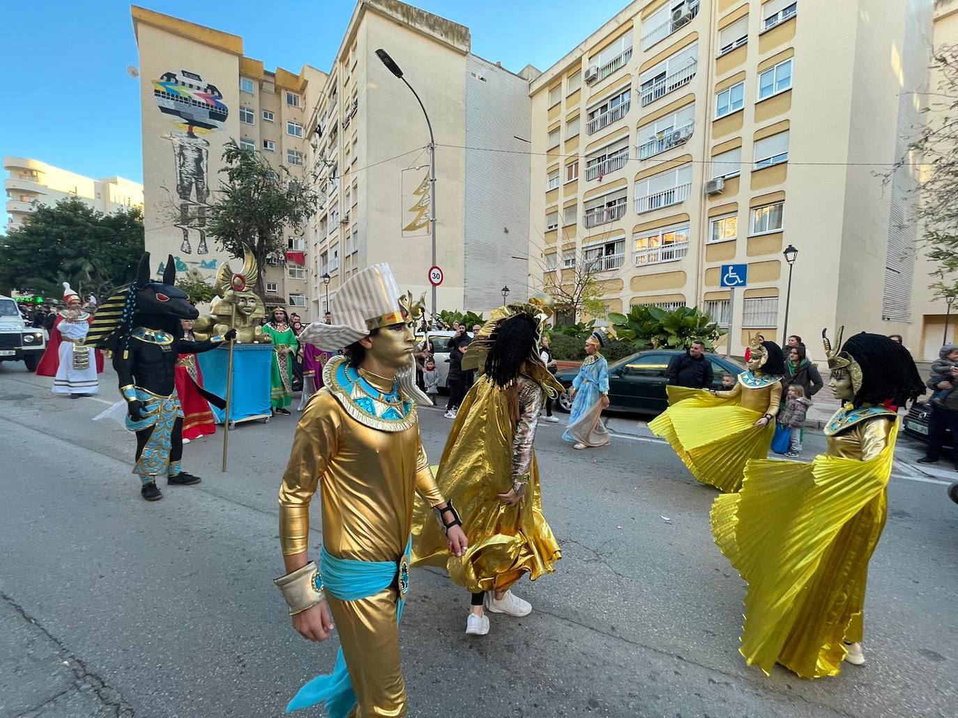 The Three Kings parade in Estepona.