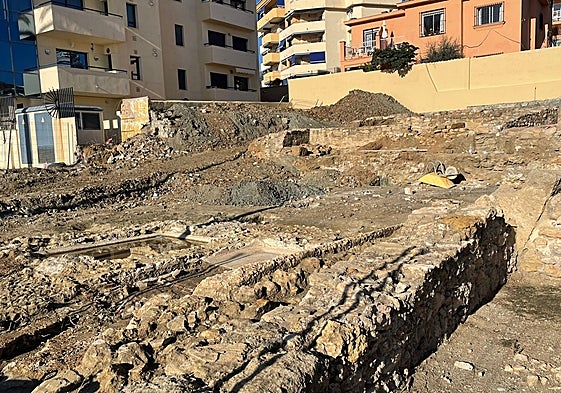 Los Molinillos Roman ruins in Benalmádena.