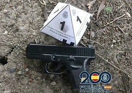 The seized fake gun.