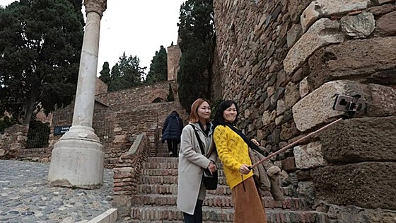 Malaga's Alcazaba-Gibralfaro, the city's most-visited monument