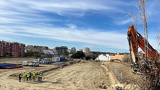 Work begins on new access road for Los Pacos health centre in Fuengirola