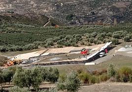 This is how an olive grove was transformed into a film set when the Oscar award contender Society Of The Snow was shot in Spain's Sierra Nevada