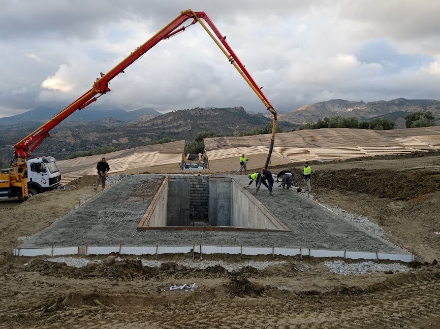 This is how an olive grove was transformed into a film set when the Oscar award contender Society Of The Snow was shot in Spain's Sierra Nevada