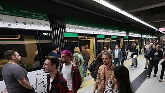 Malaga metro smashes record and doubles its passenger numbers compared to previous best year
