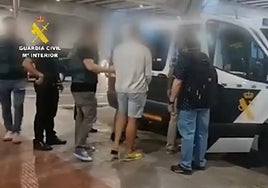 One of the arrested men.