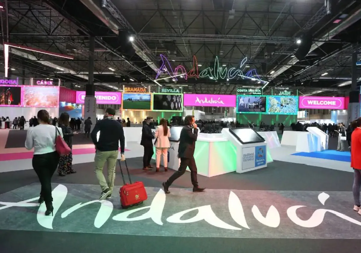 The Andalucía stand at last year's Fitur international tourism fair.
