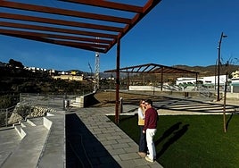 The new green space in the Torrox-Park residential area of Torrox-Costa