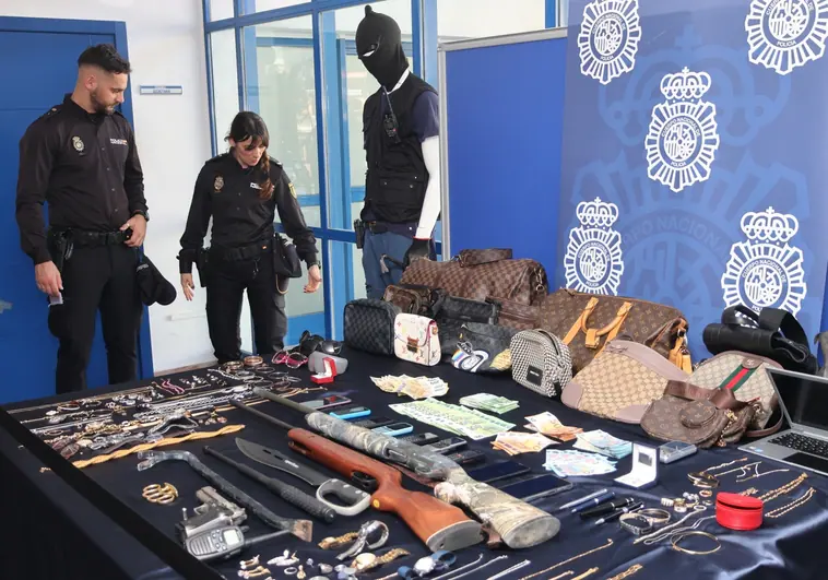 Some of the items seized during Operation Western.
