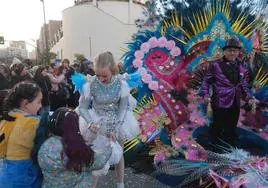 Fun and festivities during last year’s carnival celebrations in the centre of Malaga.