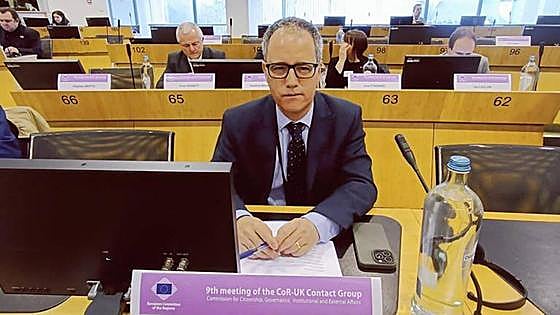 Post-Brexit negotiations between UK and EU over Gib border continue in Brussels