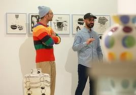 Works by Pablo Little and Viola are on show until 7 April