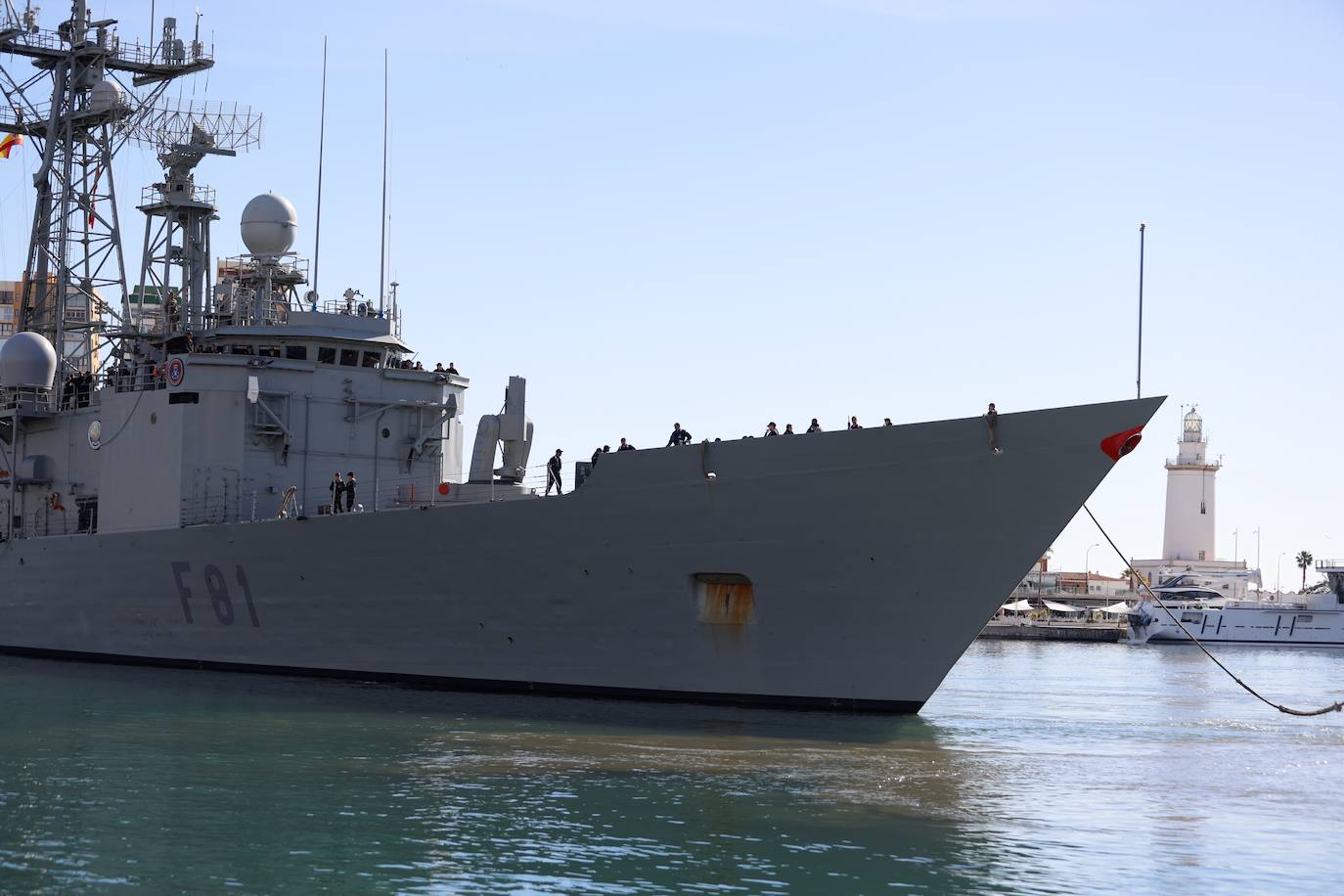 Spanish Navy warships in Malaga