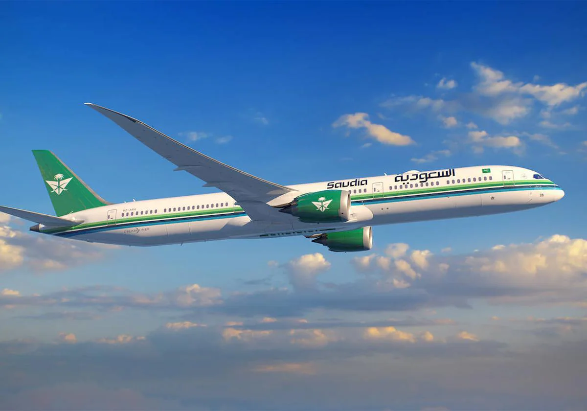 File image of an aircraft in the Saudia fleet.