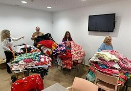 Some of the costumes that are bound for the States.