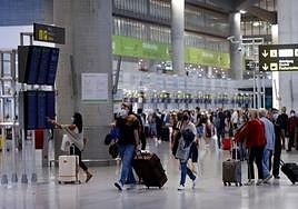 File image of Malaga Airport terminals.