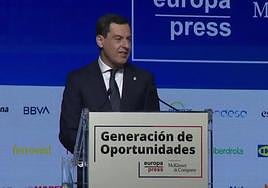 President of the Junta de Andalucía, Juanma Moreno.