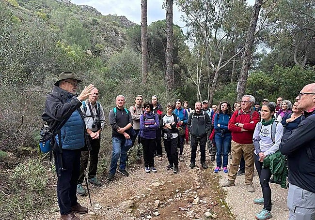 Participants during Sunday's Marbella Activa guided walk.