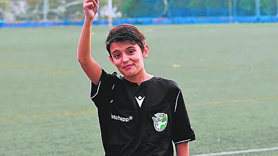 Yoel Delgado, Andalucía's youngest football referee