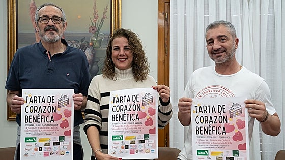 Huge heart-shaped Valentine’s sponge cake to raise funds for three Benalmádena charities
