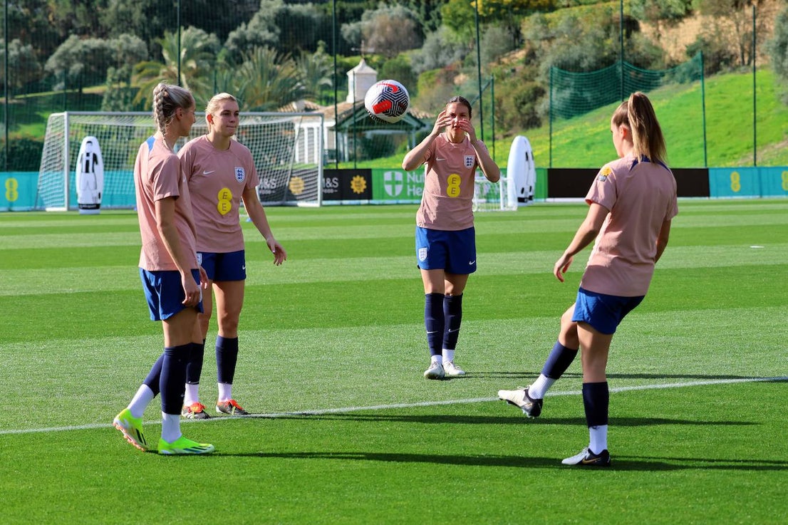 Lionesses train in Marbella - in pictures