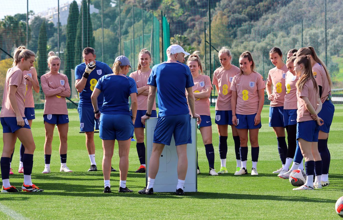 Lionesses train in Marbella - in pictures