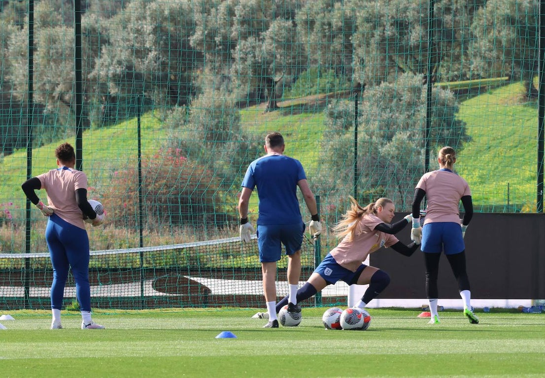 Lionesses train in Marbella - in pictures