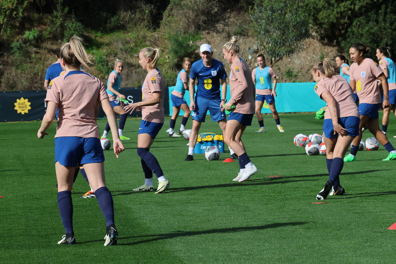 Lionesses train in Marbella - in pictures