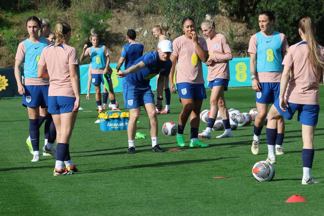 Lionesses train in Marbella - in pictures