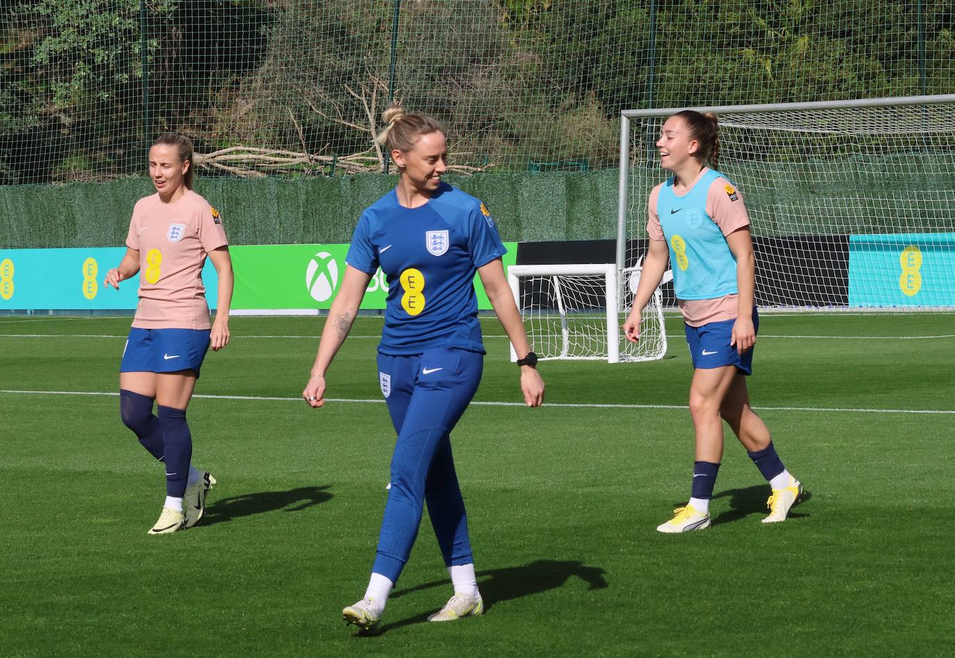 Lionesses train in Marbella - in pictures