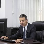 Glendon Martinez in his office.