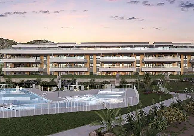 Virtual image of the future development.