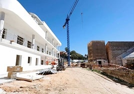 Work on the new Marbella residential home for the elderly is over 50 per cent complete.