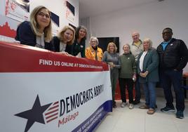 Democrats Abroad, called to the polls to vote in the Democratic primaries.
