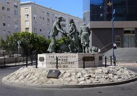 Evacuation memorial, Gibraltar.