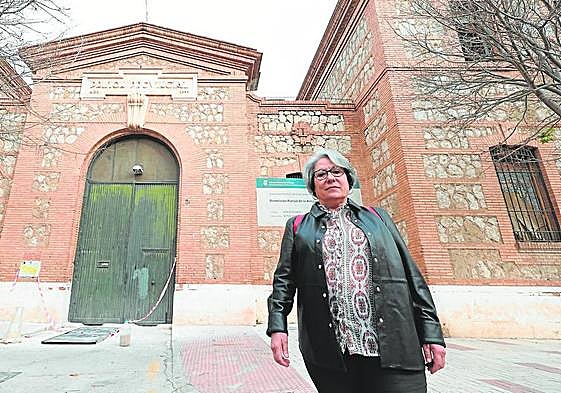 Sánchez Aranda, outside the old provincial prison in Cruz de Humilladero.