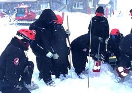 Safety teams carrying out training drills today.