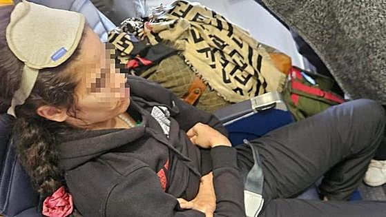 Fellow passengers on plane to Spain restrain woman following mid-air altercation