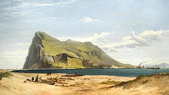 Significant 19th-century painting of Gibraltar goes under the hammer