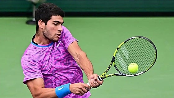 Spain's Carlos Alcaraz successfully defends Indian Wells tennis title with straight-set win