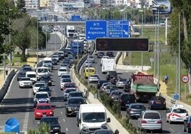 Very heavy traffic around the San Pedro Alcántara area in Marbella (file image).