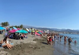 Archive photo of Torre del Mar beach.
