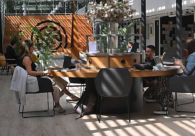 Coworking at The Pool in Marbella.